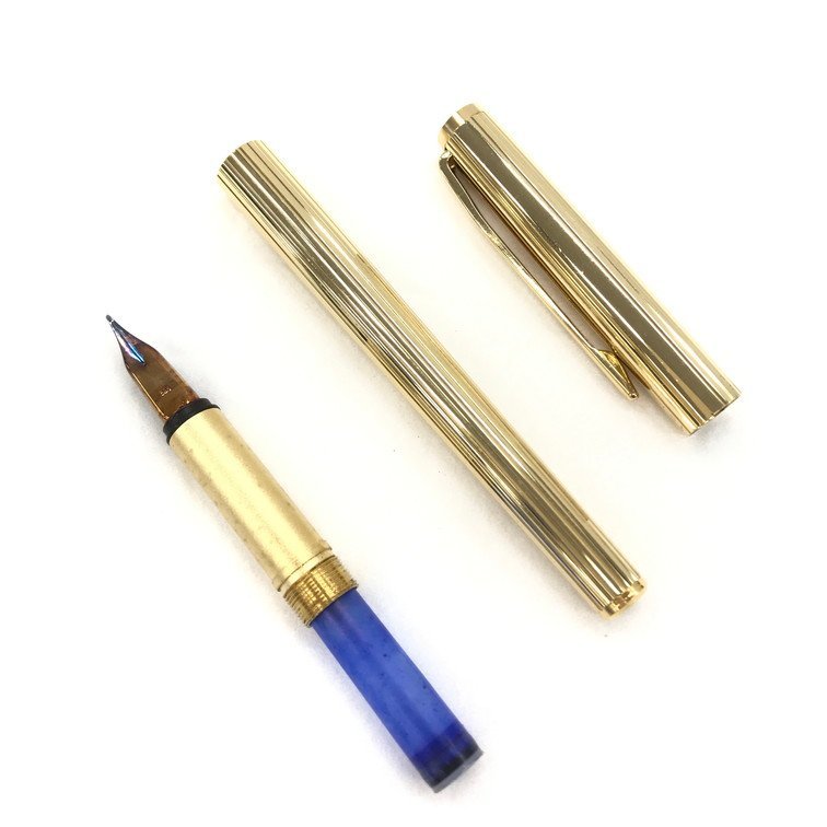 MONTBLANC モンブラン 万年筆 ペン先585 ゴールドカラー【BJAQ2065