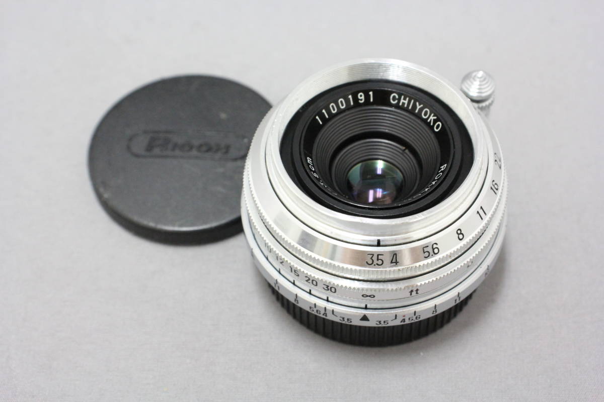 ■アキバカメラ■　千代田光学　CHIYOKO 3.5cm F3.5 L39マウント　難あり品です