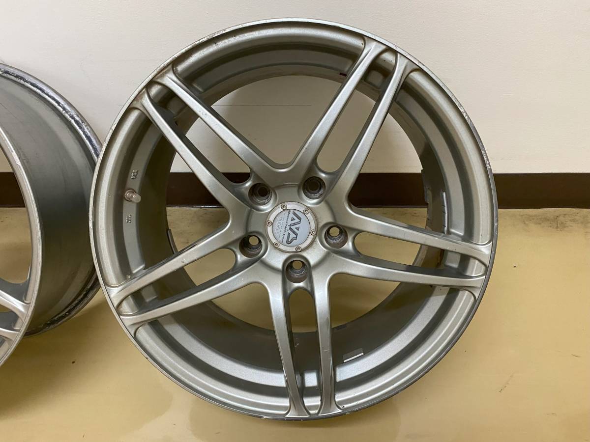 AVS モデル5 17インチ 8J +38 114.3 5穴 2本 中古 ホイール シルビア 