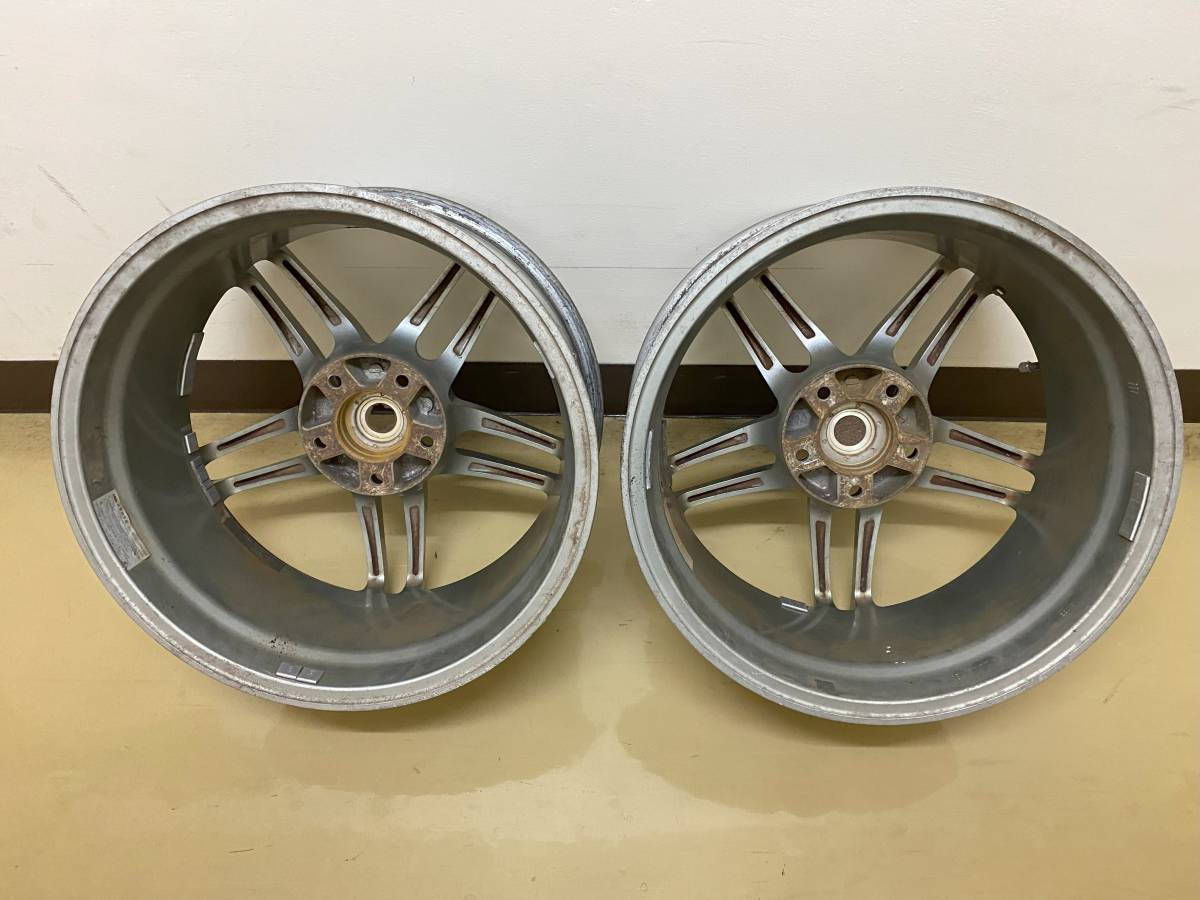 AVS モデル5 17インチ 8J +38 114.3 5穴 2本 中古 ホイール シルビア 