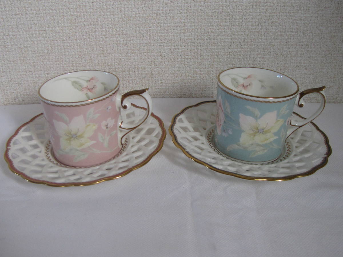 新品，低価 NARUMI ナルミ メッシュ カップ＆ソーサー ペア ２客セット(ナルミ)｜売買されたオークション情報、yahooの商品情報をアーカイブ公開 - オークファン ナルミ