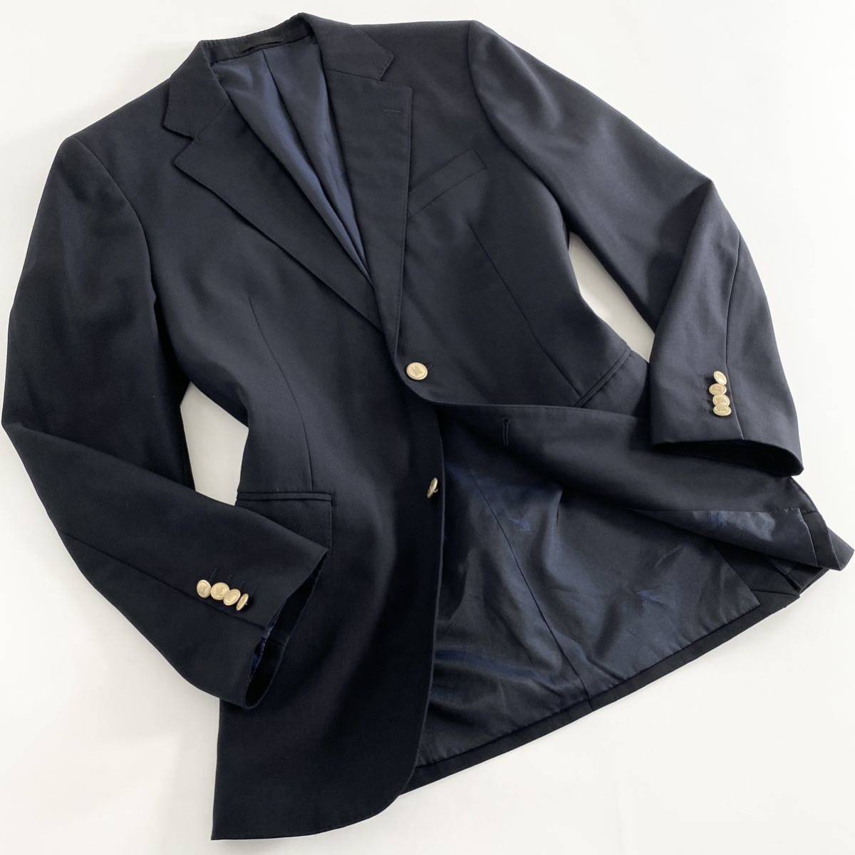 64j22《美品》BURBERRY バーバリー 2Bテーラードジャケット サイズ180 