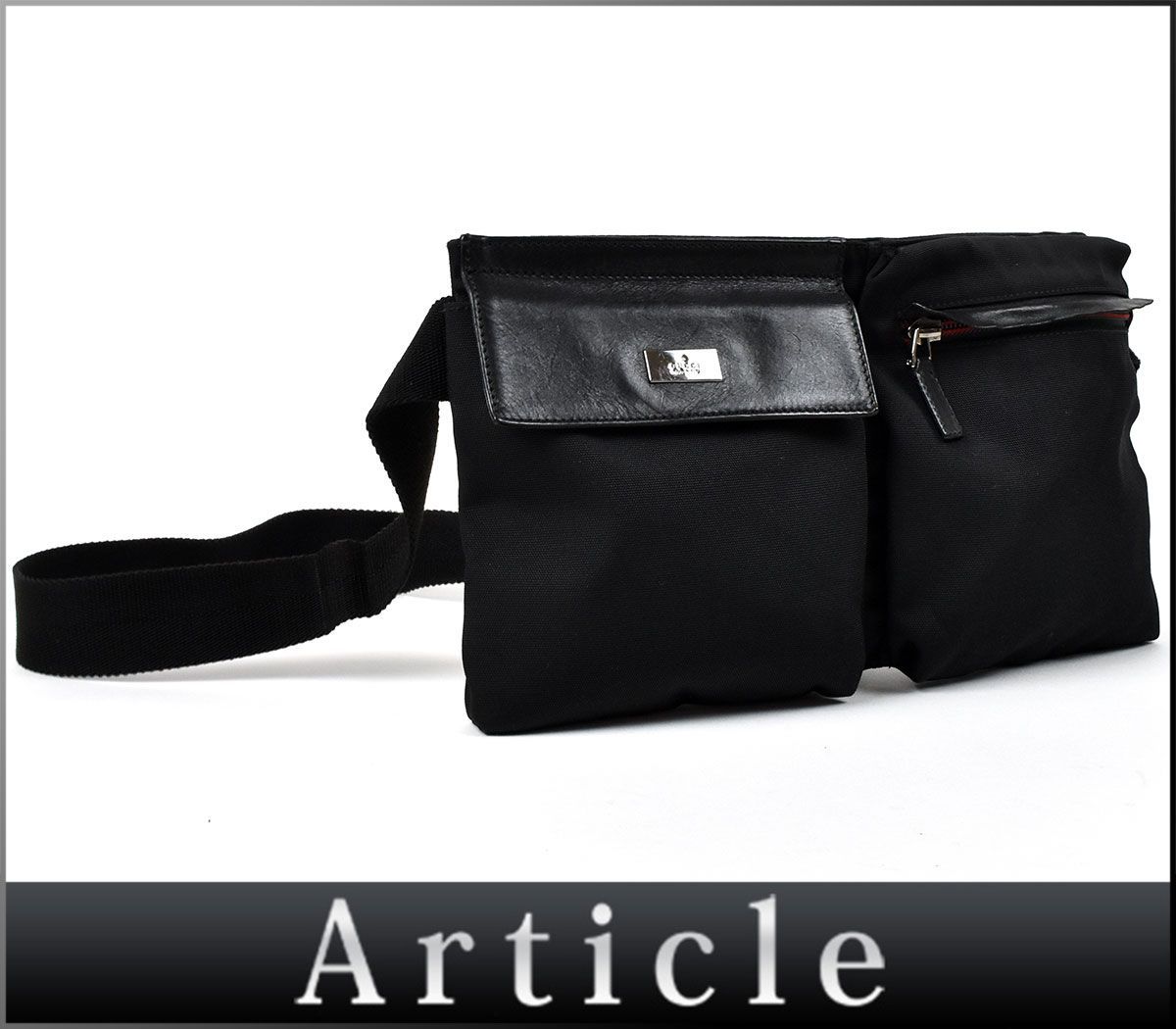 GUCCI グッチ ボディバッグ - シェリーライン 美品 ウエストバッグ GG