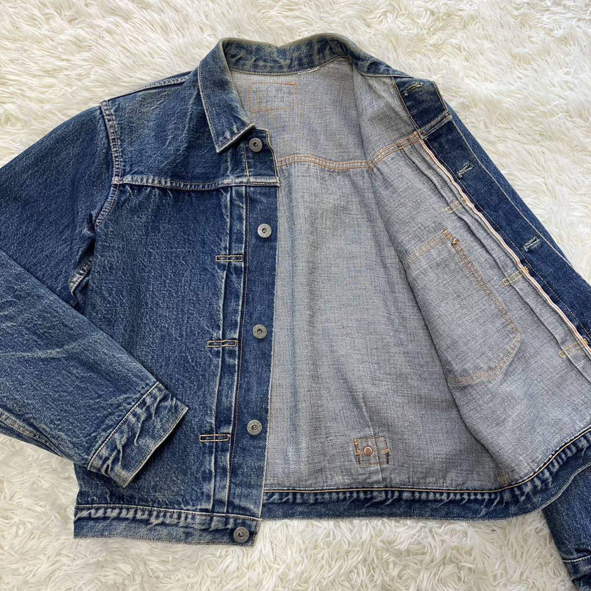 ジージャン デニムジャケット 2ndモデル インディゴブルー M位 evisu g