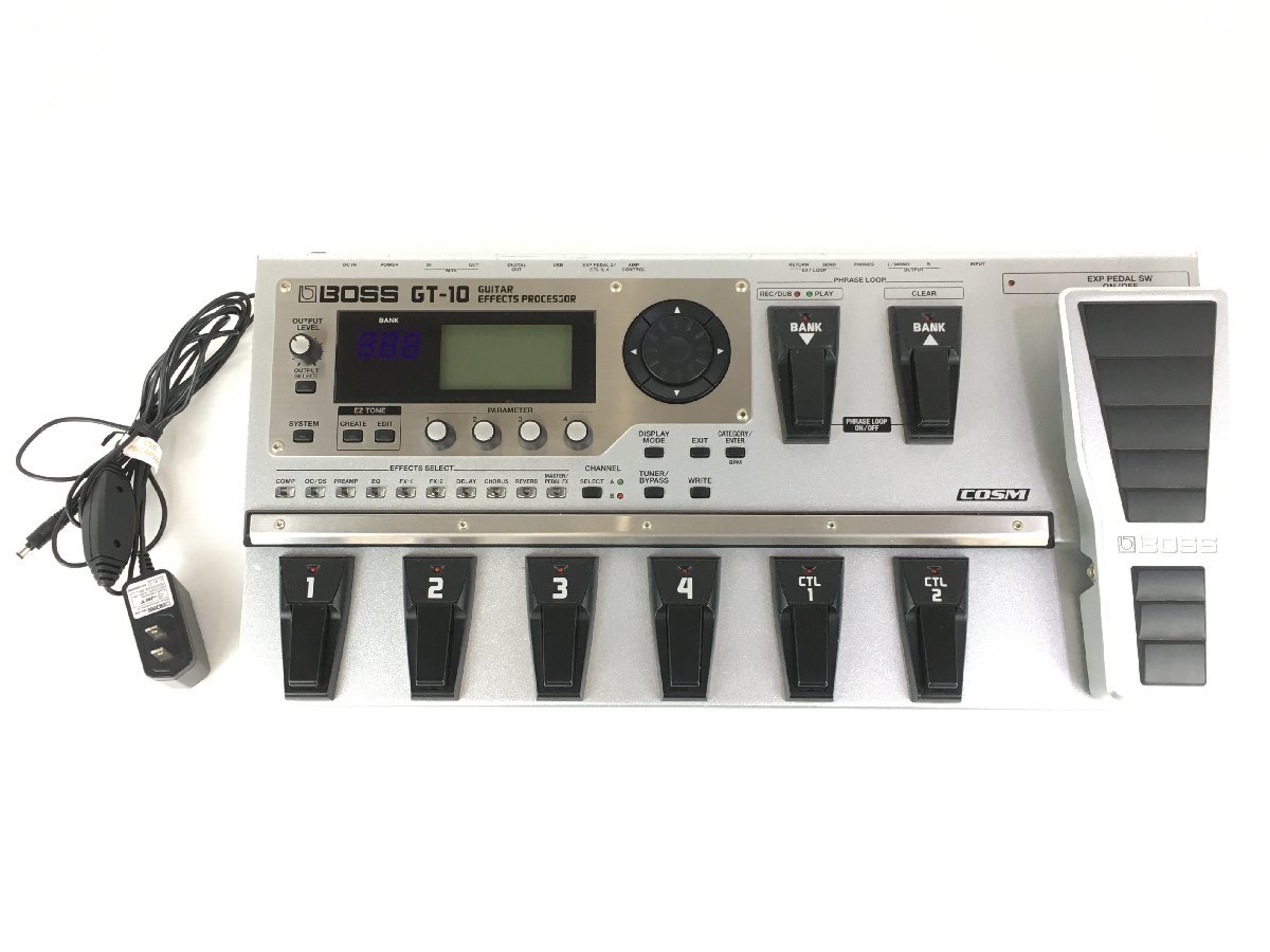 ジャンク品】Boss ボス GT-10 ギター用 マルチエフェクター 菅94