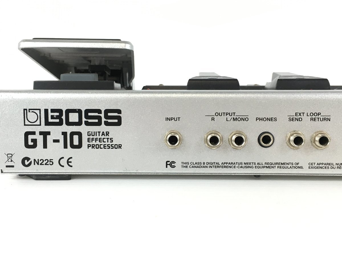 ジャンク品】Boss ボス GT-10 ギター用 マルチエフェクター 菅94