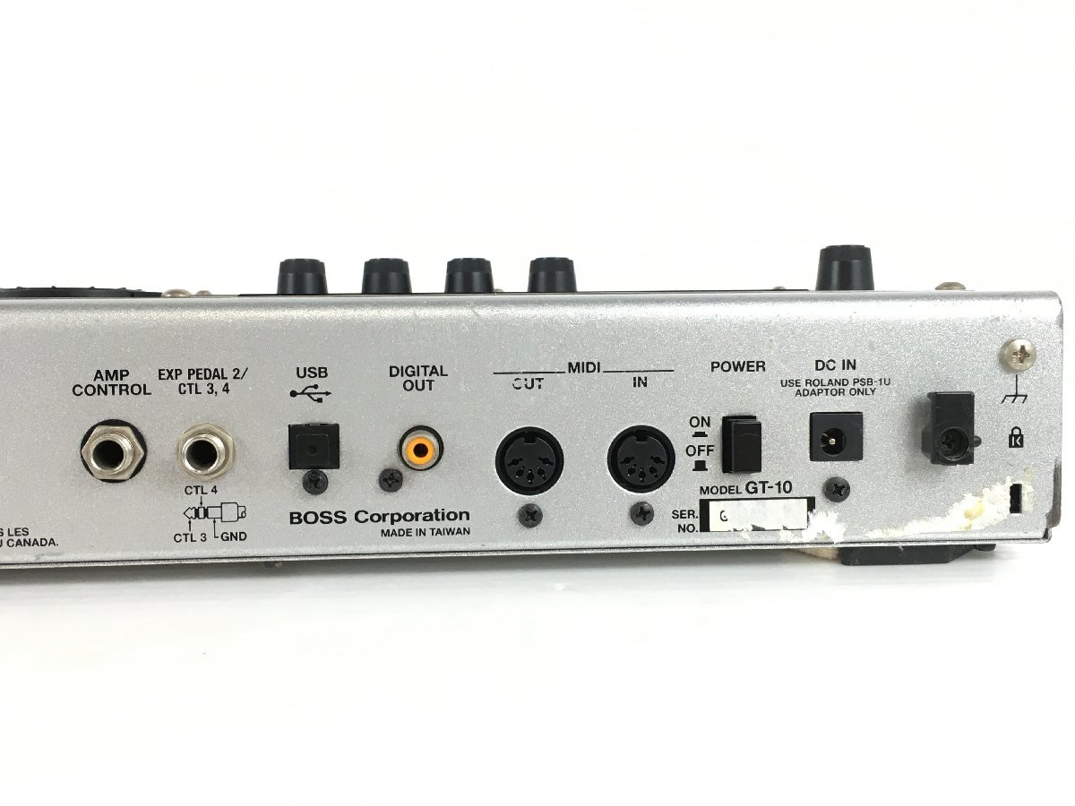 ジャンク品】Boss ボス GT-10 ギター用 マルチエフェクター 菅94