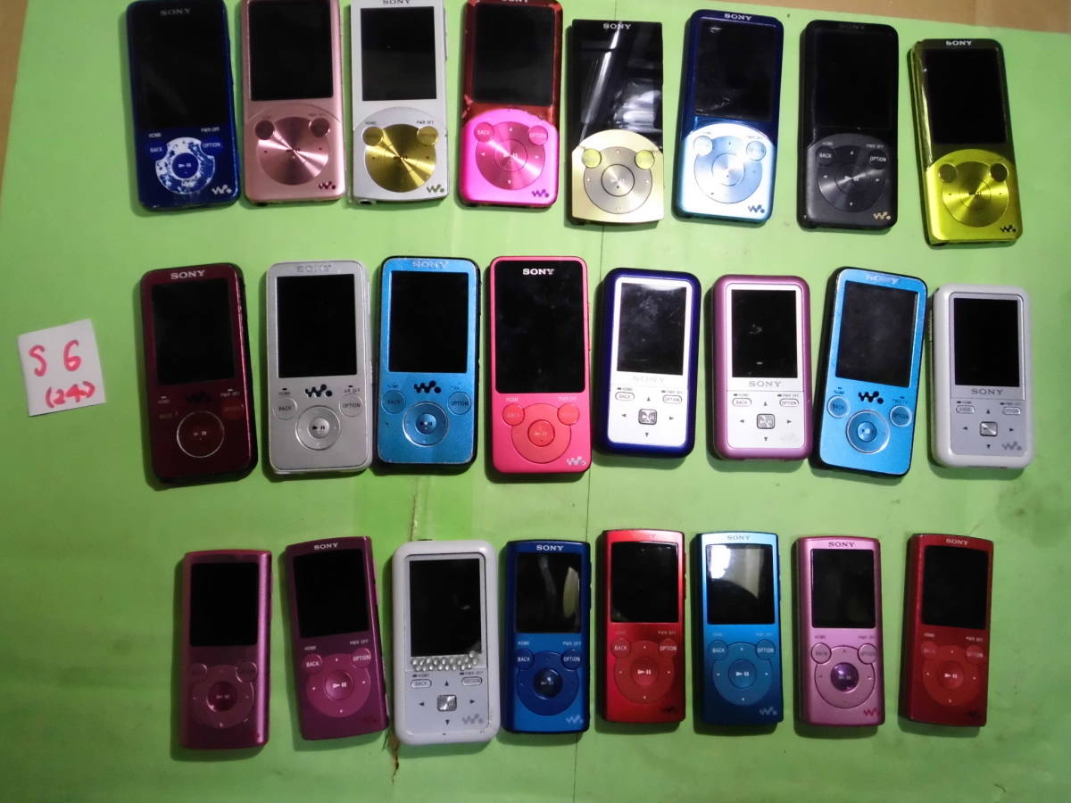 S6 SONY ジャンク扱い 　　動作品 中古ICプレーヤ(24台） 