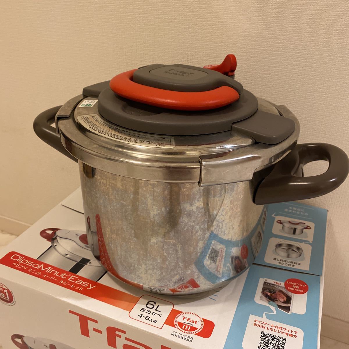 豊富な，低価 T-fal ティファール 圧力鍋 IH対応 家庭用 両手鍋 圧力不可 通常お鍋は問題なく使用可(圧力鍋)｜売買されたオークション情報、yahooの商品情報をアーカイブ公開 - オークファン 圧力鍋
