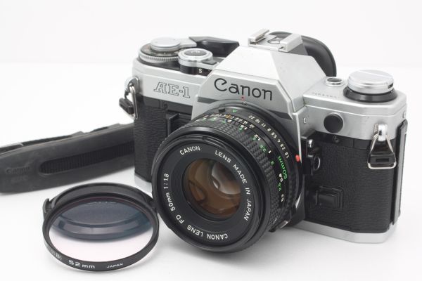 AE-1 Canon シルバー 一眼レフ PROGRAM J26577整備済⁄完動品キヤノン