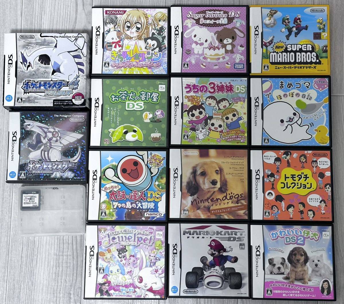 1点〜 ◆ Nintendo ニンテンドー DSソフト / おまとめ15点 / 任天堂 ゲームソフト カセット ゲーム器 / ポケットモンスター 他 /動作未確認