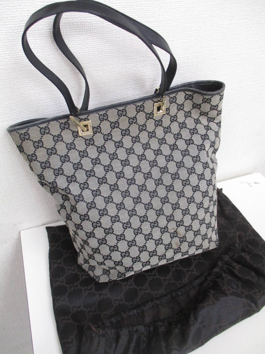 中古）グッチ トートバッグ GUCCI 002 1098 3444 キャンバスxレザー