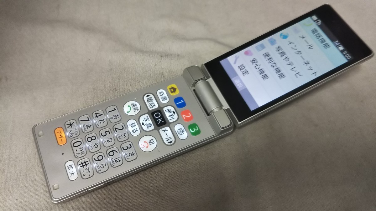 S3204 Softbank SIMフリー かんたん携帯 505SH SHARP 4Gガラホ 簡易
