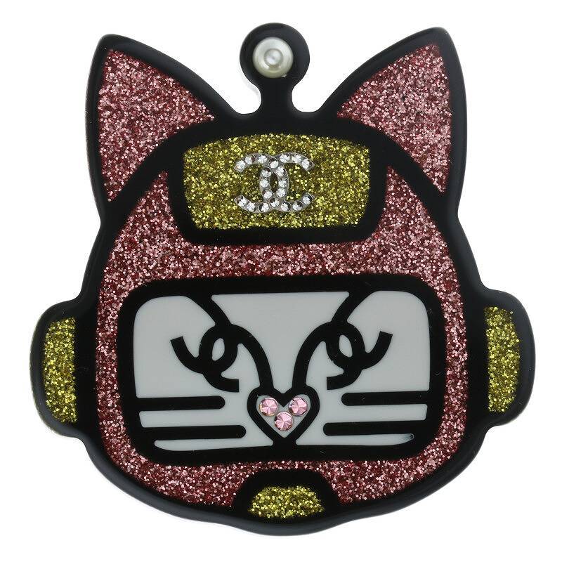 シャネル CHANEL 17S シュペット キャット ロボットモチーフブローチ