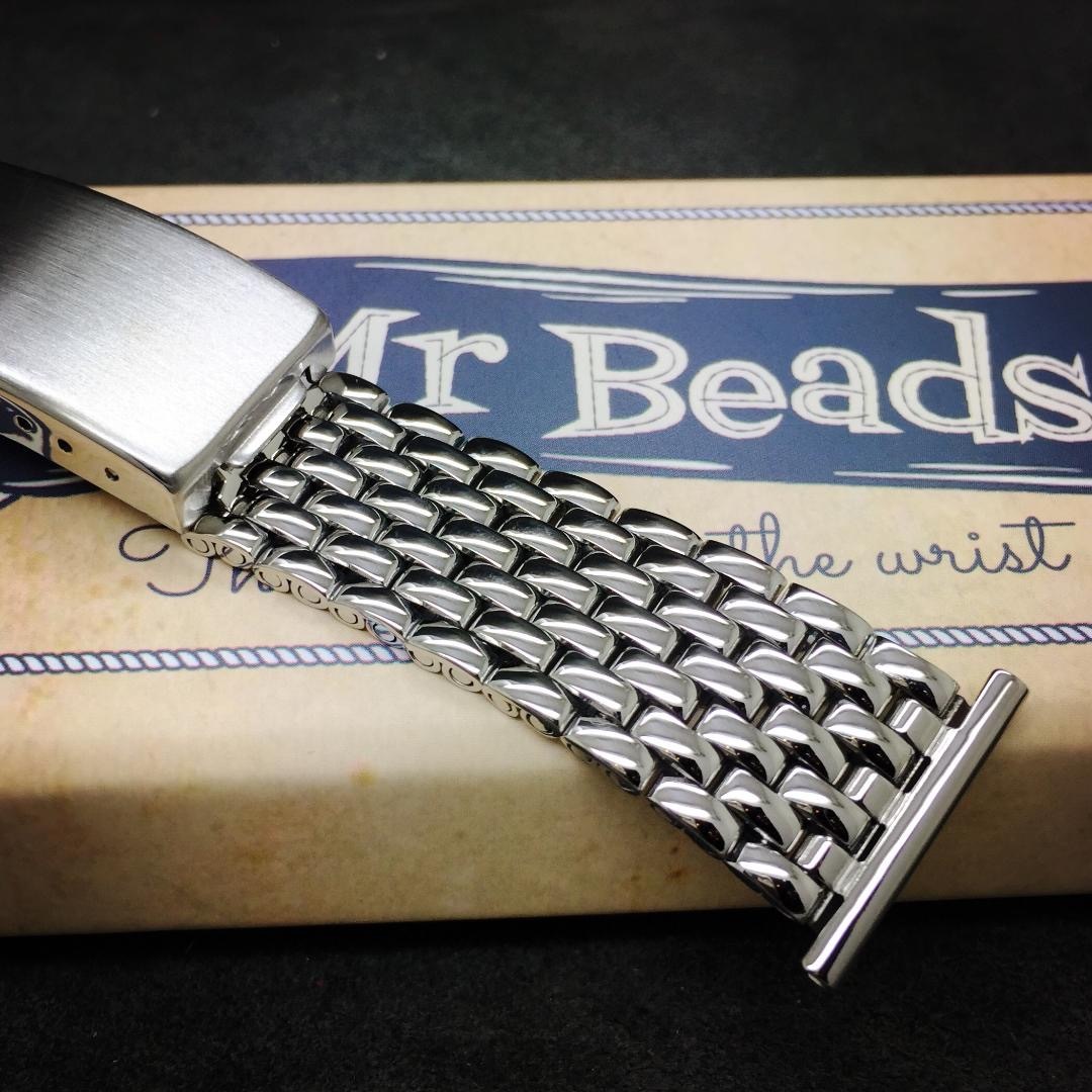 P7 18mm ライスブレス ポリッシュ ヴィンテージ仕様 ステンレススチール 艶有