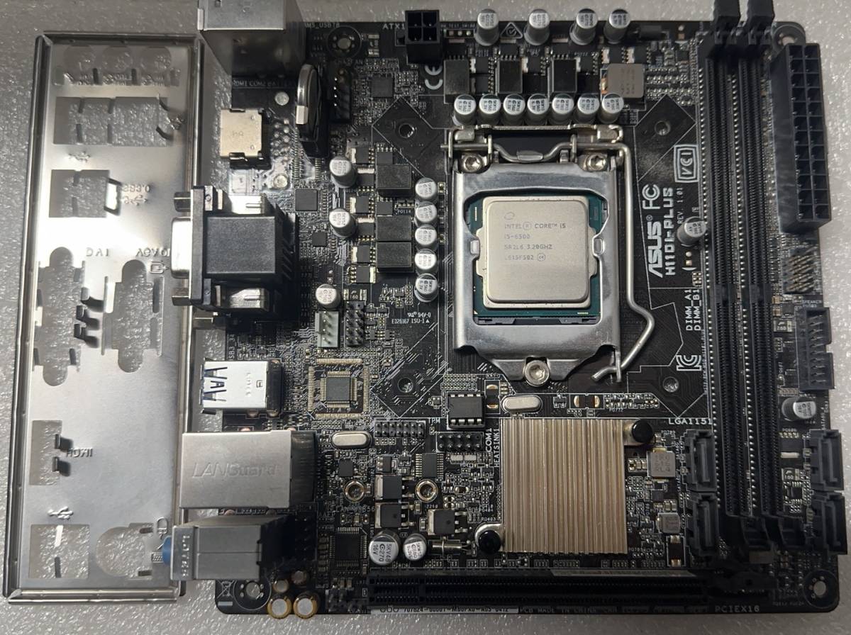 M102517 中古良品マザーボードセット Corei5-6500 CPU搭載 + ASUS