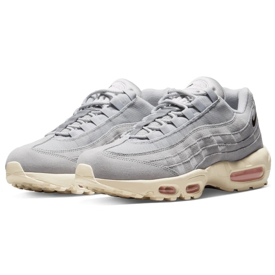 ☆NIKE AIR MAX 95 SUEDE 灰/ピンク 25.0cm ナイキ エア マックス 95