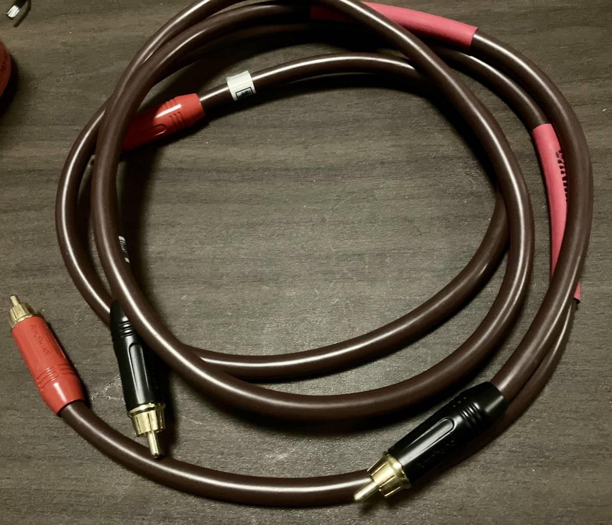 オーディオみじんこ RCAケーブル XTC-1 RCA 1mペア XTC-1 オーディオ