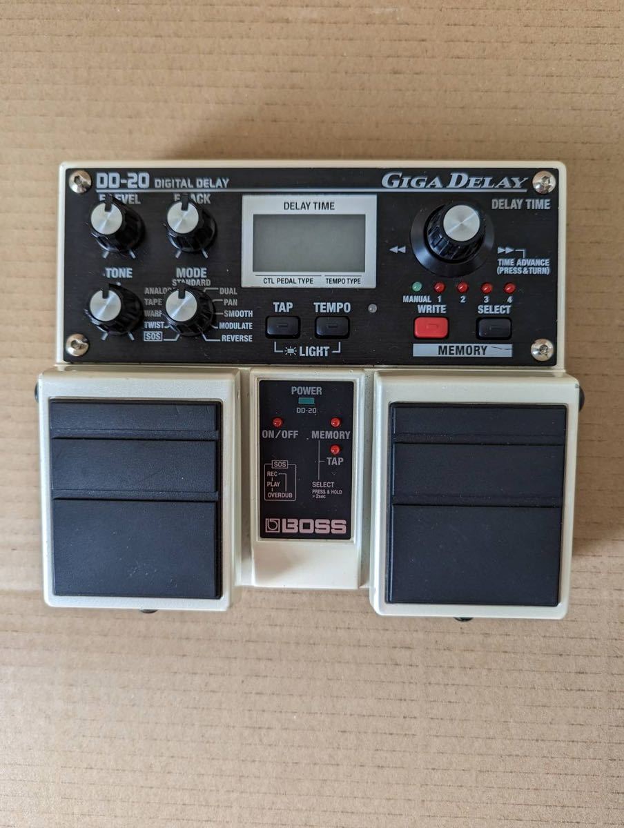 BOSS GIGA Delay dd20 DD-20 Delay Giga Musical Reverb Truetone
