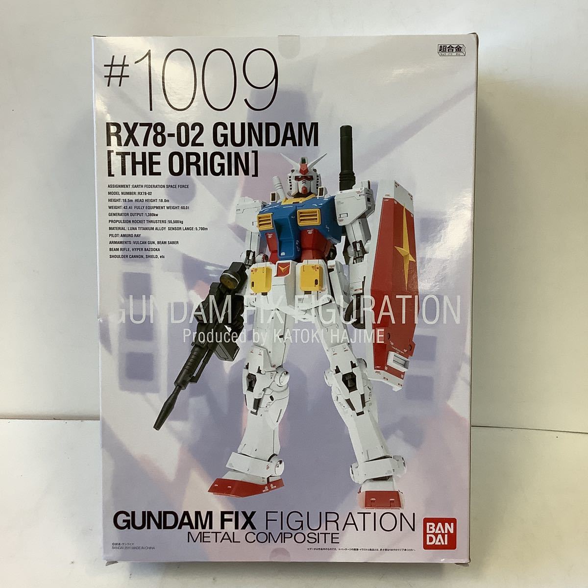 ◯GA203-80TA7【埼玉発】BANDAI 超合金 RX78-02 GUNDAM [THE ORIGINT