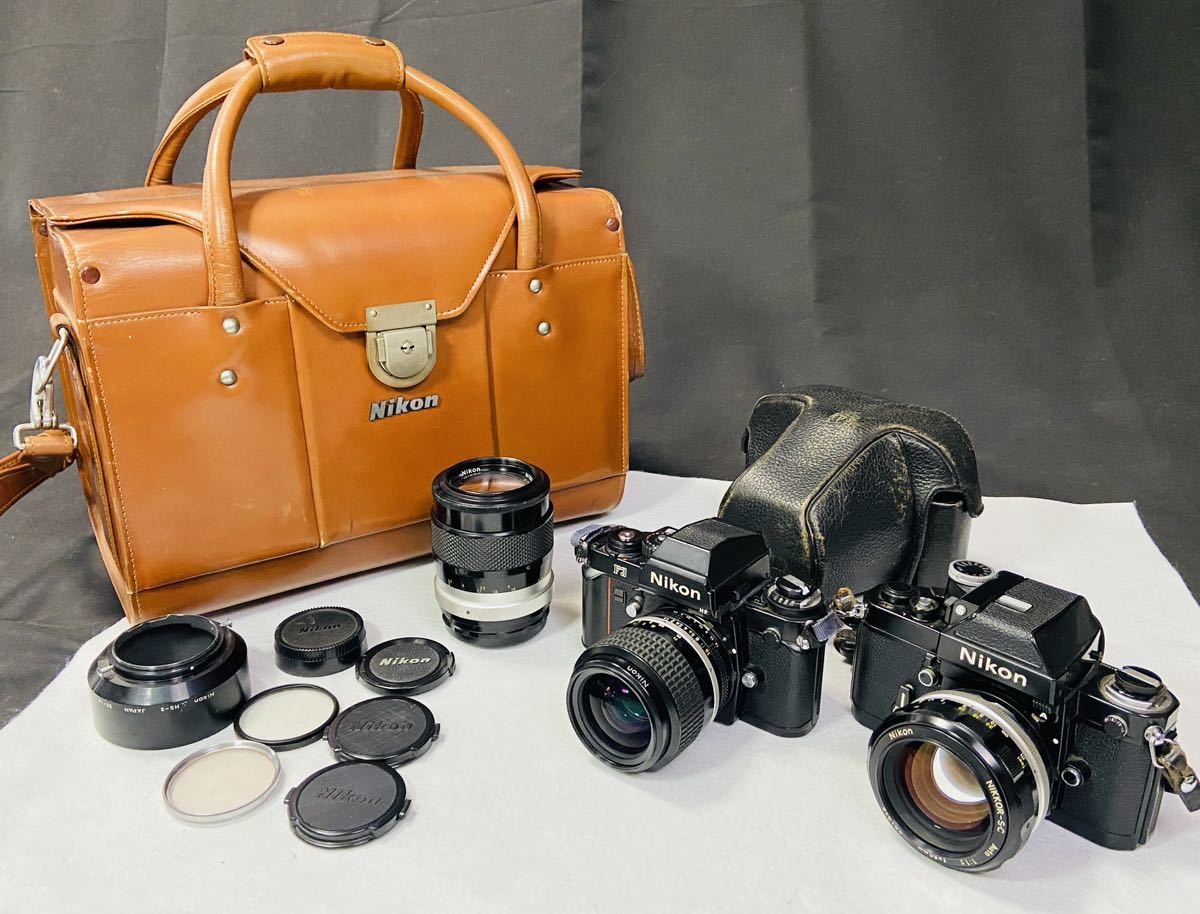 Ξ Nikon ニコン F/ F3 /一眼レフカメラ / レンズ4個 / 付属品 Ξ Nikon ニコン F/ F3 /一眼レフカメラ / レンズ4個 / 付属品