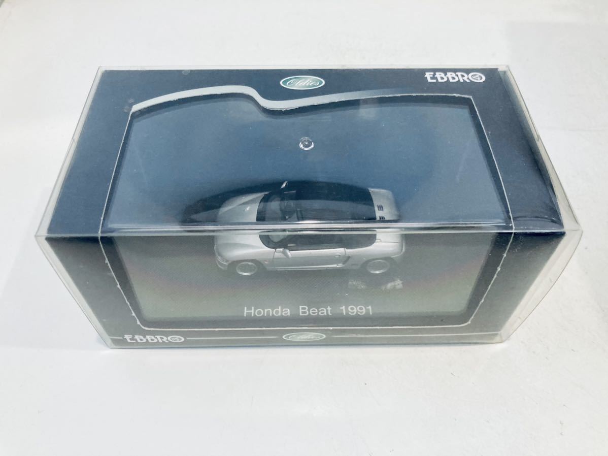エブロ 1⁄43 ホンダ ビート 1991 ホワイト絶版