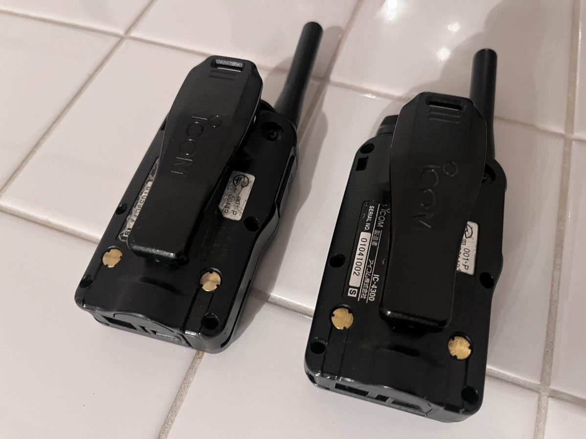 アマチュア無線 ICOM IC-4300特定小電力トランシーバー 4台フルセット