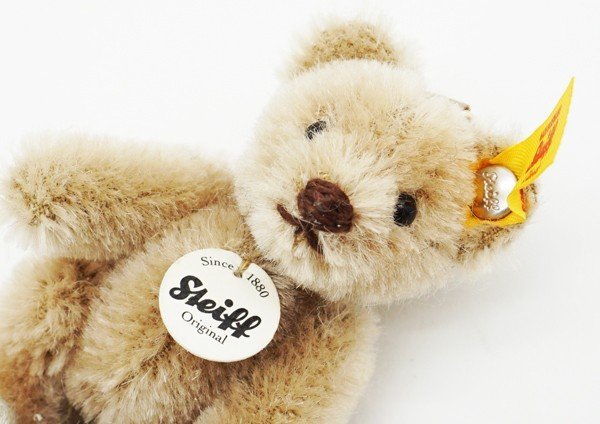 ほぼ日　シュタイフ　テディベア　カフェオレ　未使用　キーリング ◇美品【Steiff×ほぼ日 シュタイフ×ほぼ日】テディベア チャーム ほぼ