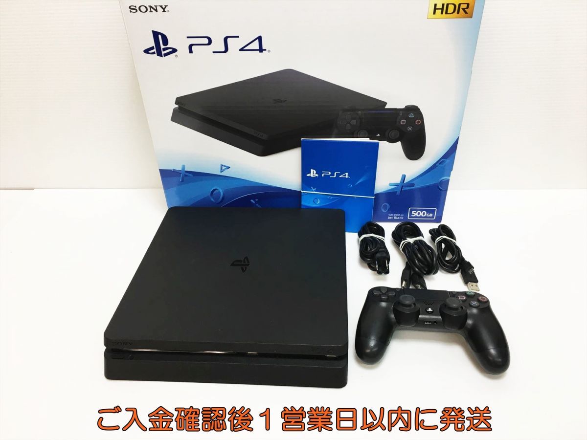 1円】PS4 本体/コントローラー セット CUH-2100A ブラック 500GB 