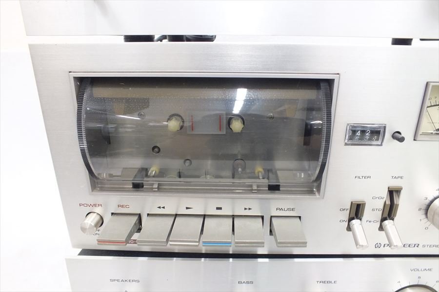 PioneerSA6750アンプ動作品 HOT，大人気 ◇ PIONEER パイオニア SA-6750 TX-4450 CT-2 アンプ 中古