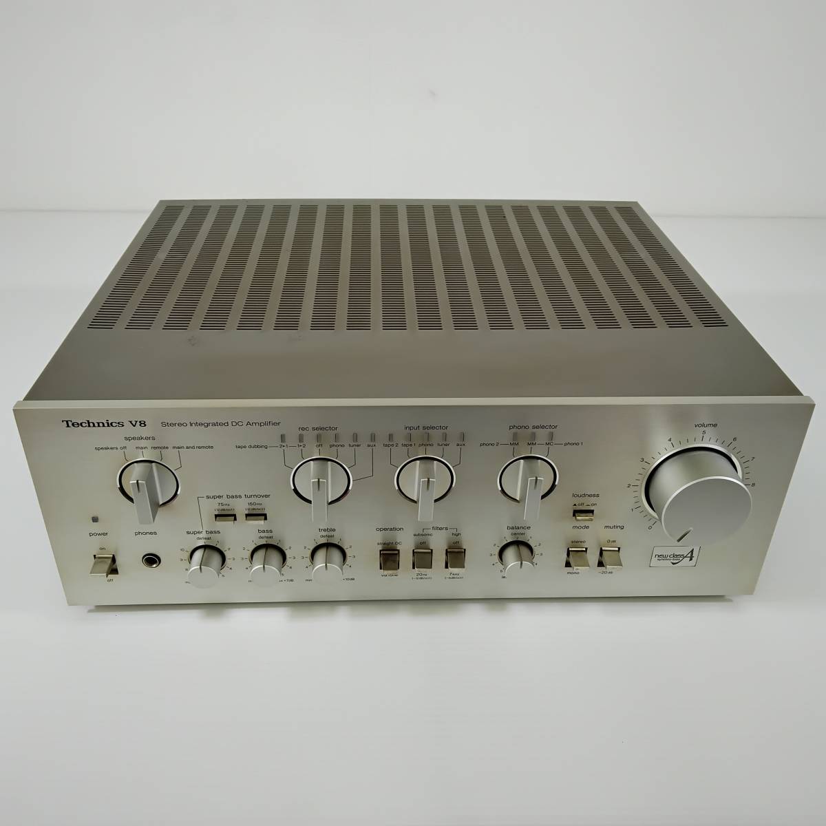 Technics プリメインアンプ SU-3150 テクニクス 通電確認 新作，低価】 Technics テクニクス SU-V8 プリメインアンプ 通電確認済