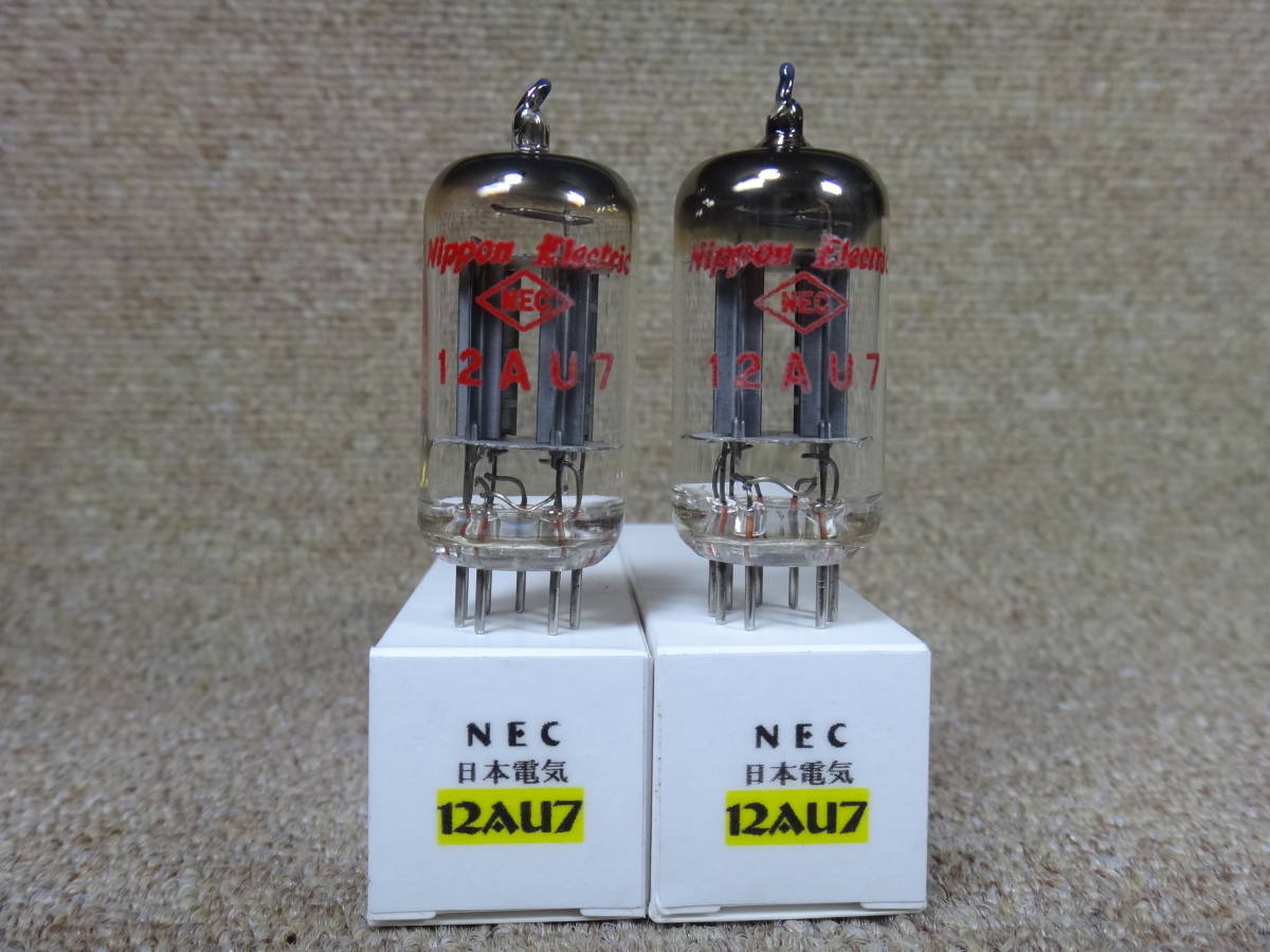 ●　12AU7　ロングプレート　試験済2本セット　ノイズ無し　●　K 1991