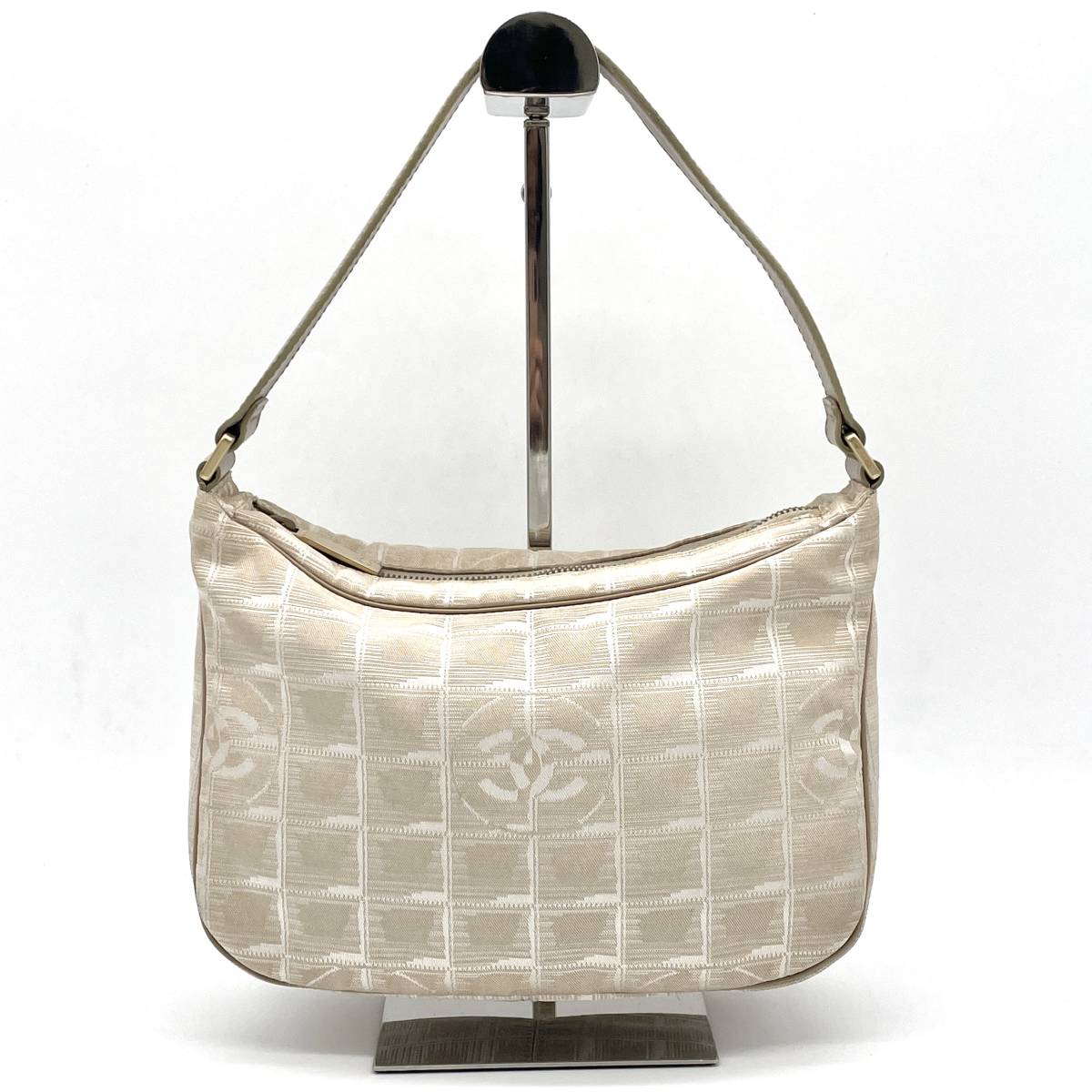 1円 良品 CHANEL シャネル ニュートラベルライン ハンドバッグ ワン 
