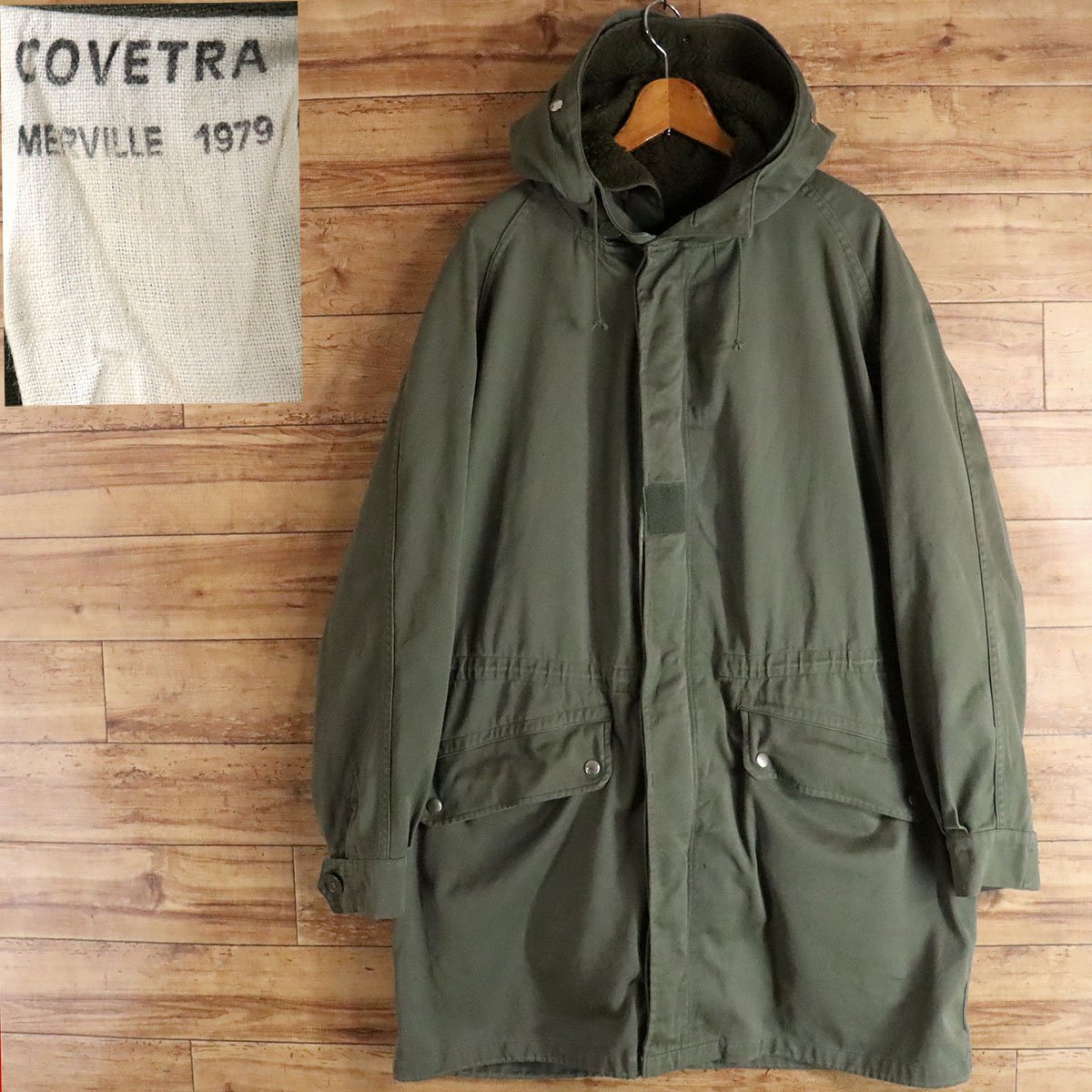 G7T/R10.25-2 70s ビンテージ フランス軍 M-64 フィールドパーカー モッズコート フィールドジャケット フレンチ ヴィンテージ