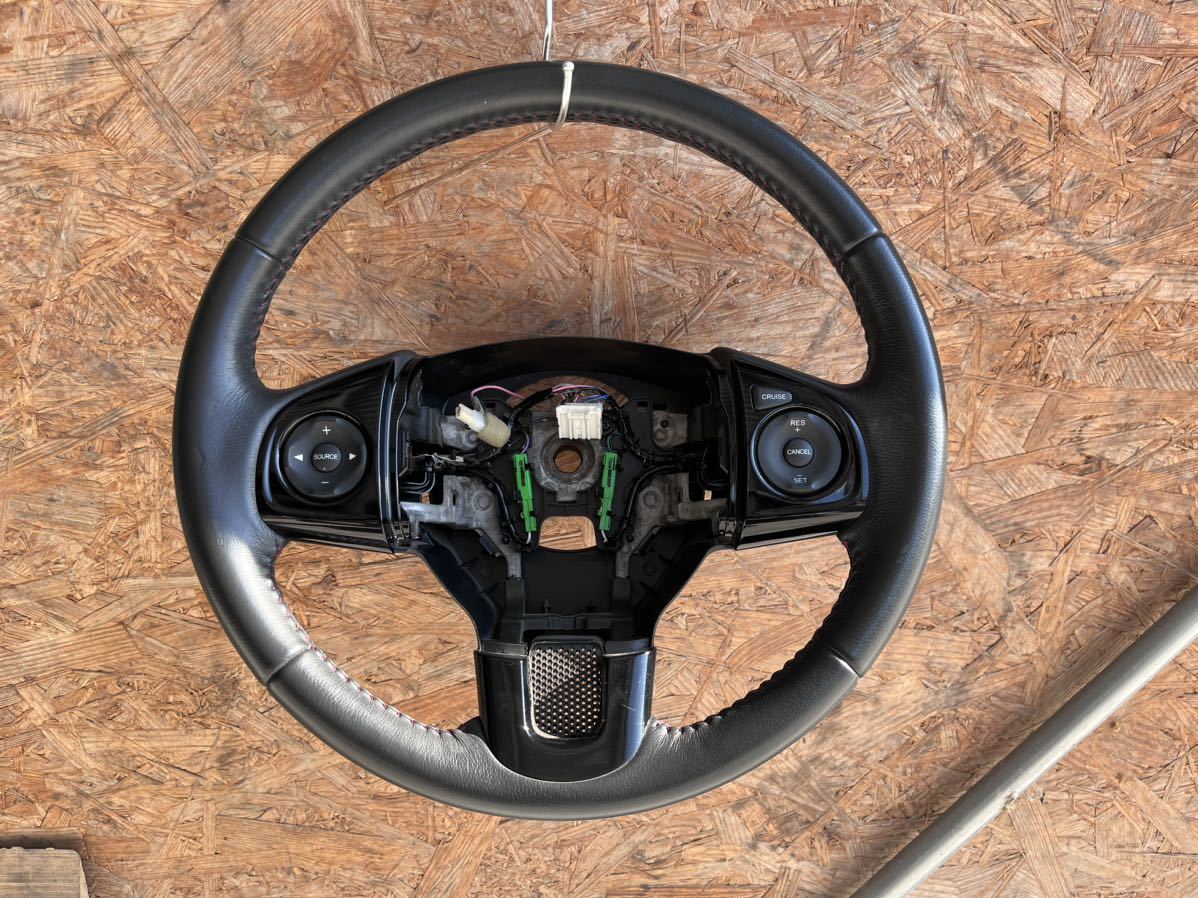 n-one レザーステアリング N-ONE ホンダ | N-ONE対応 ブラックレザー&frasl;ガングリップ仕様 JG1&frasl;2