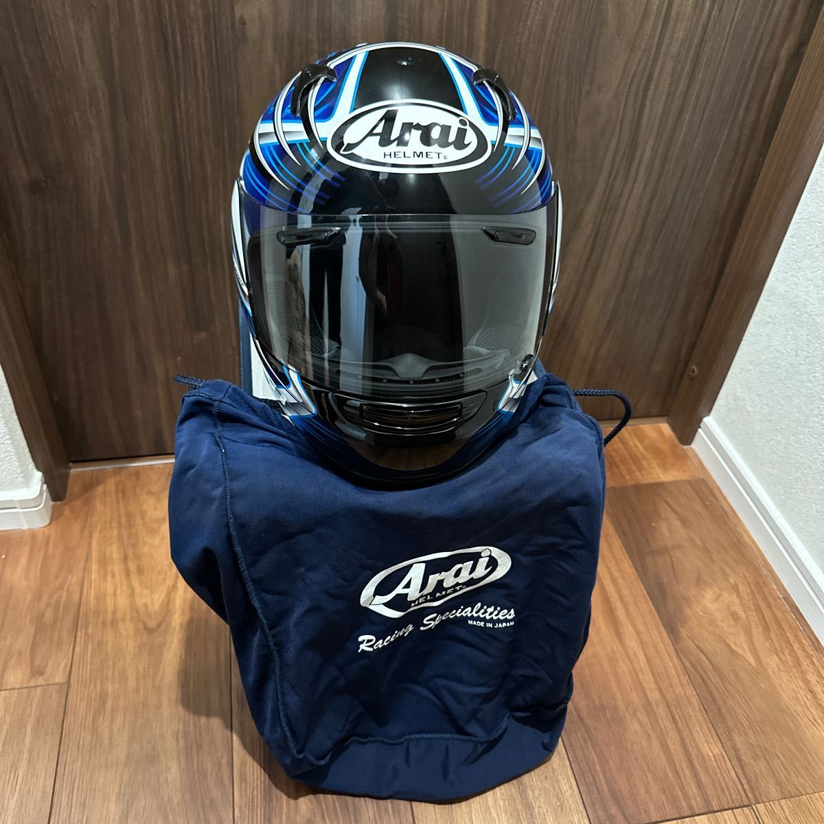 美品】アライ プロファイル PROFILE スパイク 青 61-62 Arai PROFILE