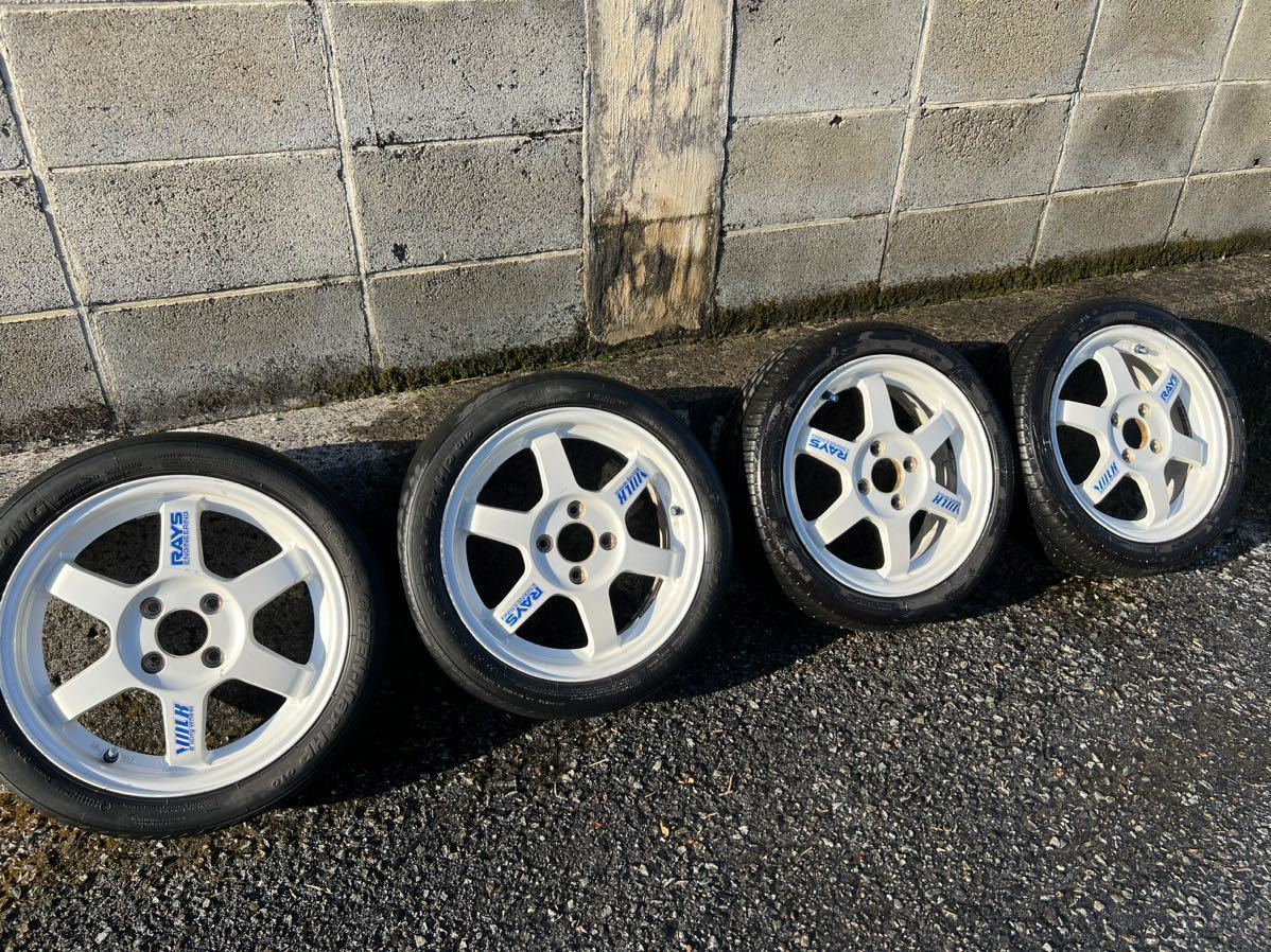 RAYS レイズ TE37 5.5J +45 PCD100 4H 15インチ ホイール 【公式通販】