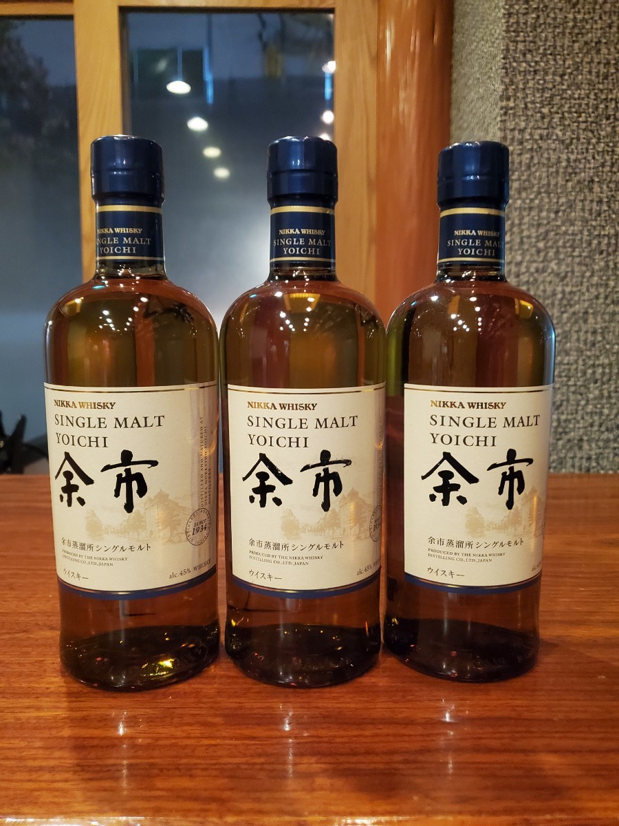 ニッカ シングルモルト 余市 700ml 3本セット 余市 シングルモルト 700ml 3本セット