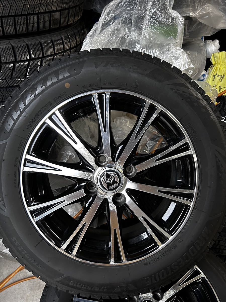 ⑭ホイールセット ブリヂストン VRX3 175/65/R15 ⑭ホイールセット