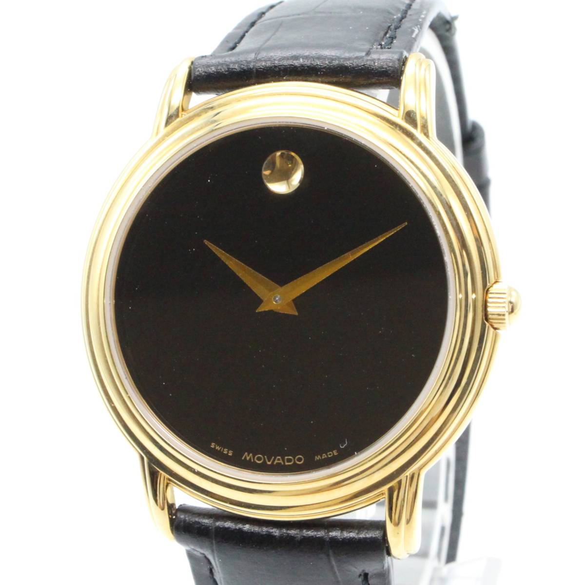電池交換済み 【MOVADO モバード】 ミュージアム 87-E4-9890 クォーツ