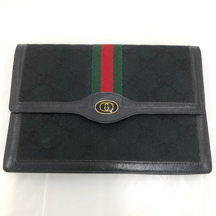 GGキャンバス グッチ GUCCI シェリーライン ポーチ GUCCIグッチ