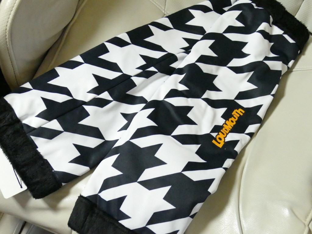 B品★SLM60★秋冬★防寒対策★LOUDMOUTH★ラウドマウスゴルフ★ボンディングレッグウォーマー★Oakmont Houndstooth