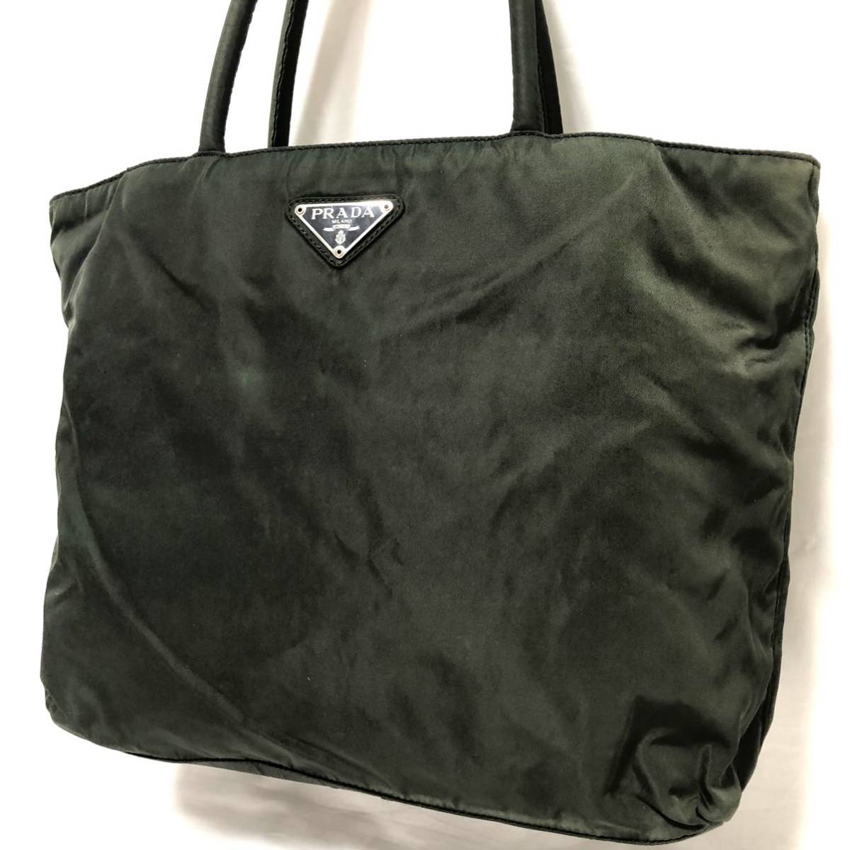 プラダ トートバッグ PRADA ビジネス可 リナイロン ブラック 