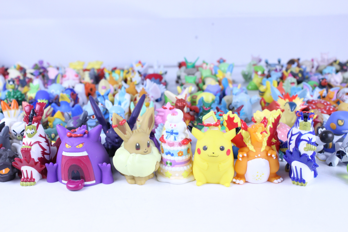 【ト福】ポケットモンスター ポケモンキッズ スケールワールド 他 大量 まとめ 指人形 フィギュア シロナ ダンデ キバナ CE000LLL82