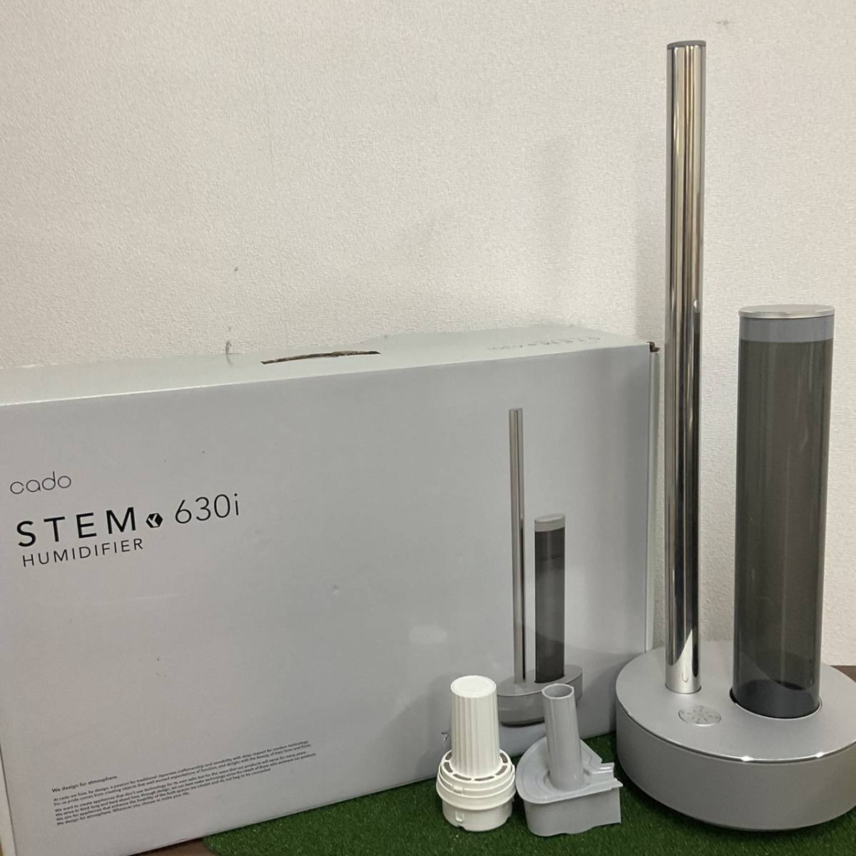 美品 cado カドー 加湿器 STEM630i クールグレー 通電確認済み 2019年製 加湿器 