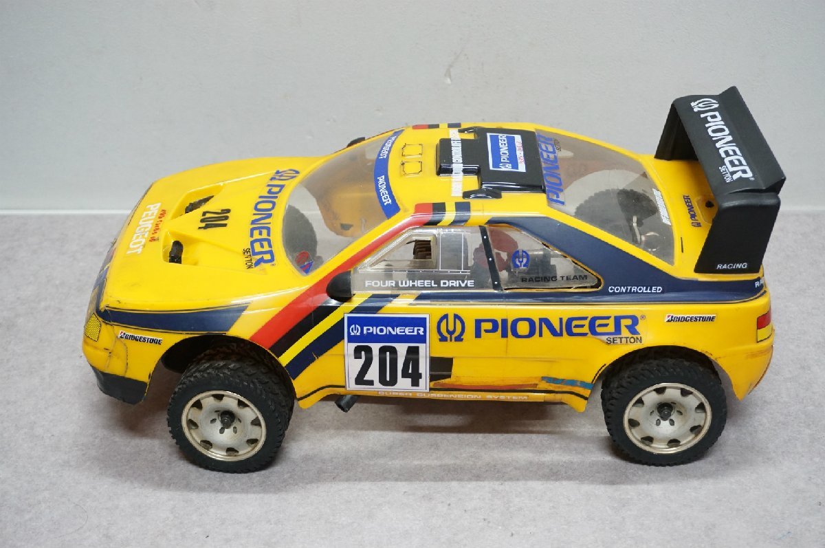 SK][G808112] KYOSHO 京商 1/10エンジン式RC O.S. MAX10 プジョー・405
