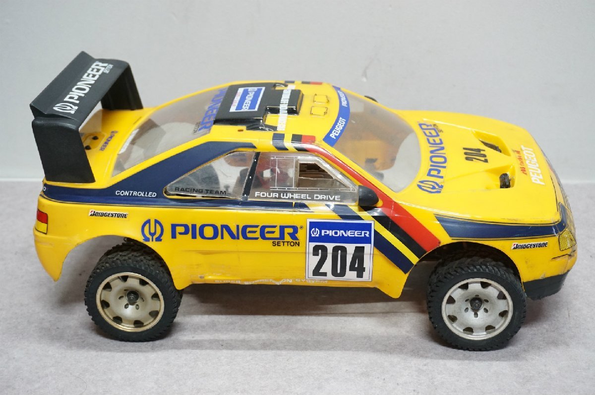 SK][G808112] KYOSHO 京商 1/10エンジン式RC O.S. MAX10 プジョー・405