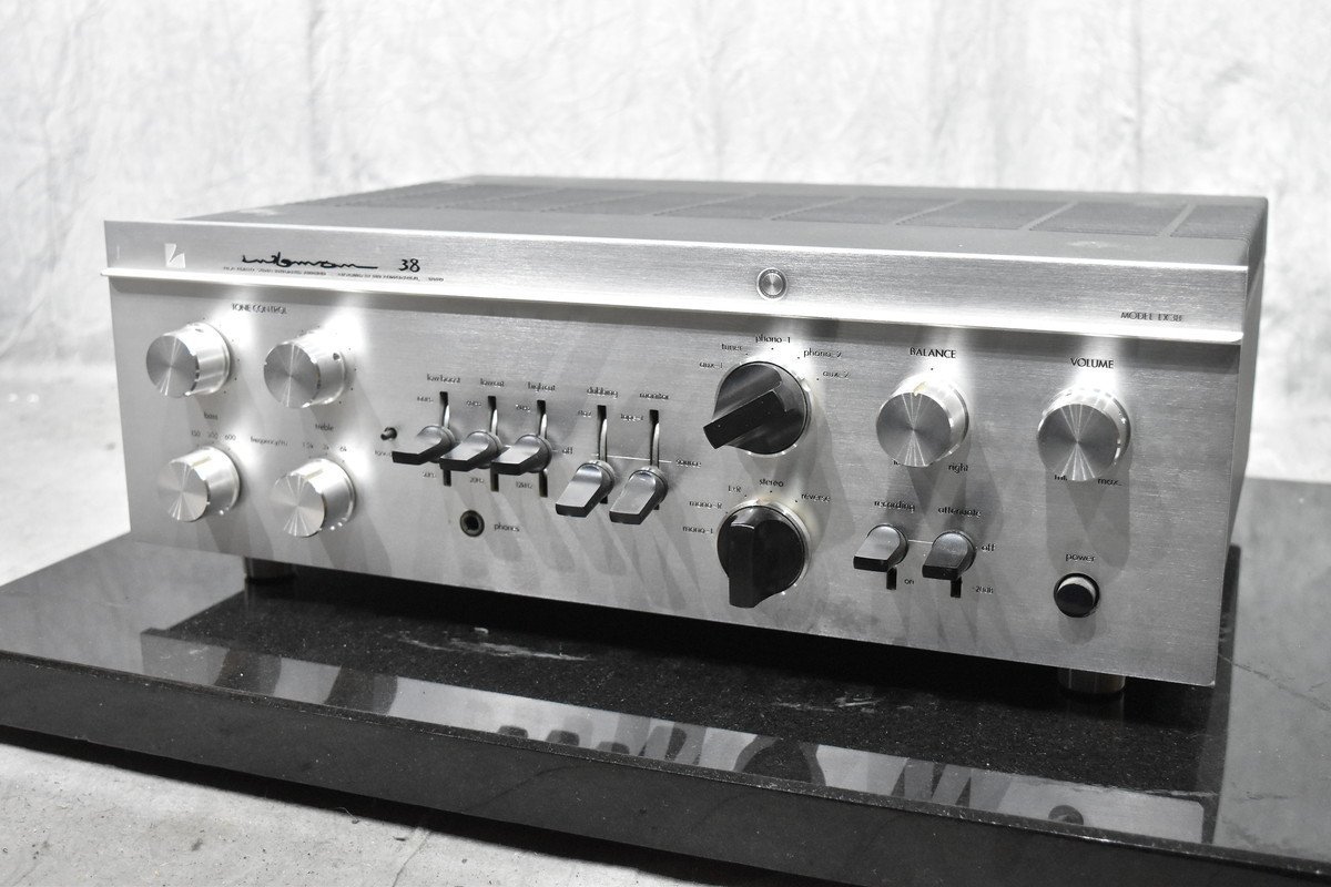 ス*丸様 【動作良好】LUXMAN/ラックスマン LX38 真空管プリメインアン ラックス真空管式プリメインアンプLX38 LX38 LUXMAN 真空管