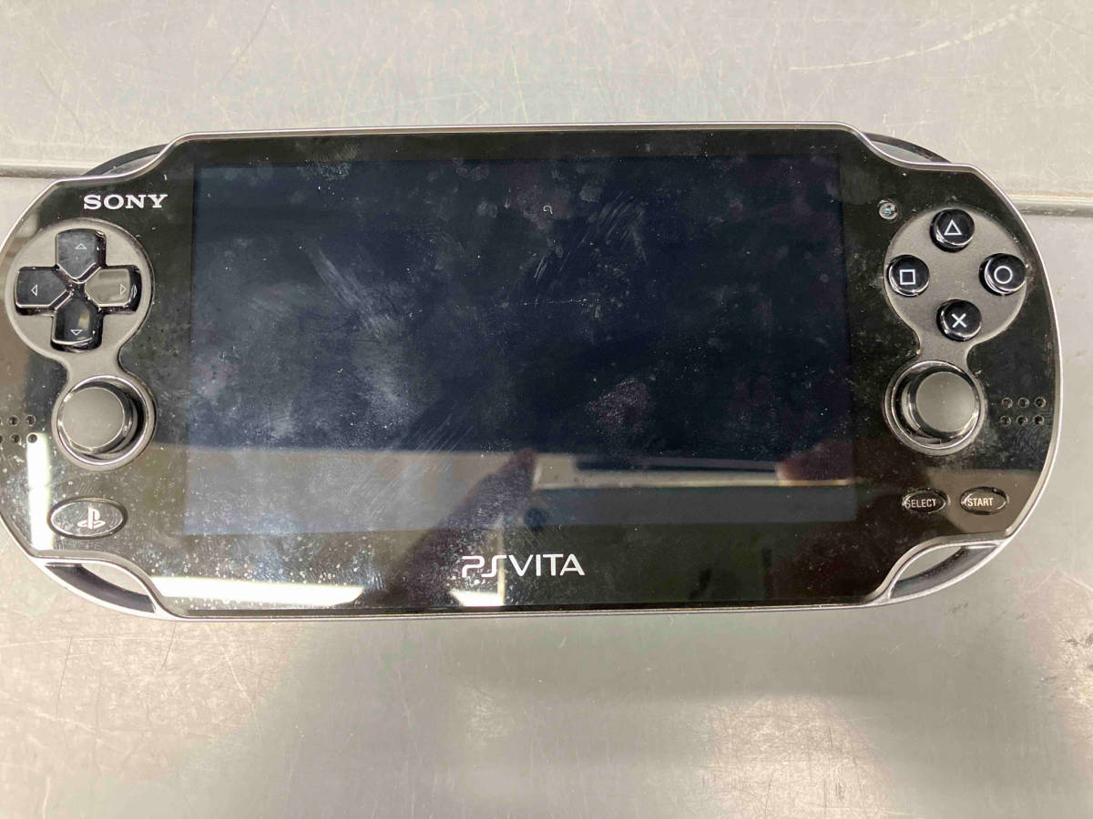 ジャンク PlayStation Vita 3G/Wi-Fiモデル:クリスタル・ブラック(PCH1100AA01)