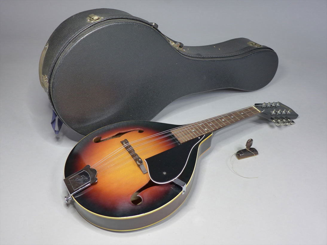 ○アンティーク！ JUMBO ジャンボ フラットマンドリン ハードケース